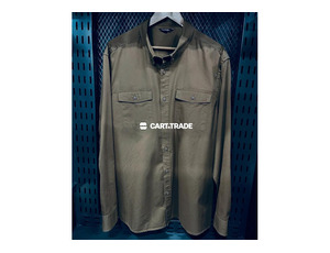 George Khaki Button-Up Shirt