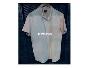 FOREVER 21 Color-Block Button-Up Shirt