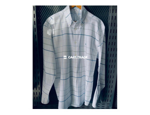 Original Penguin Grid-Patterned Button-Up Shirt