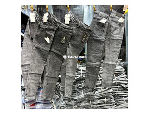 Grey denim jeans