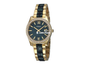 Fossil Analog  Green Dial