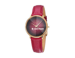 Fossil Analog  Red Dial