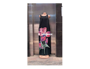FLOWERS MATERNITY DRES