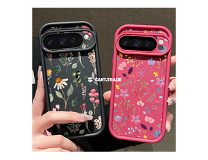 Phone Case For Google Pixel 9 Pro XL 8 Pro 8A Shockproof Flower TPU Soft Cover - 2