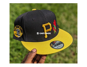 Pittsburgh Pirates Black and Yellow Snapback Cap