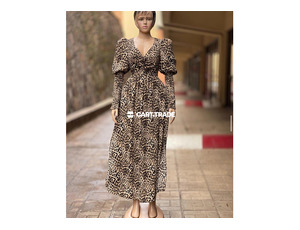 Leopard Print Maxi Dress