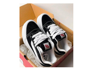 Iconic Black & White Vans Sneakers - 3