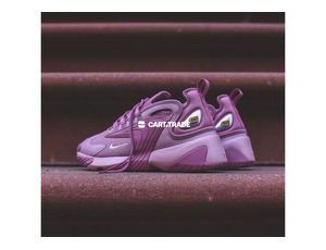 Purple Nike ZM Sneakers with Stylish Pink Accents - 2
