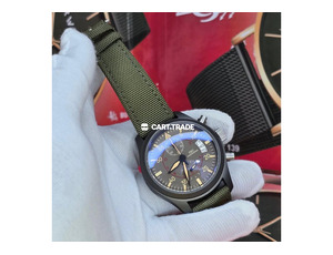 IWC Pilot Chronograph - Green Strap, Bold Multicolor Dia - 2